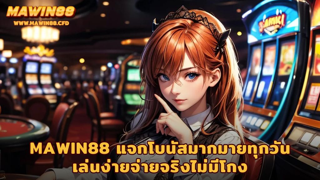 MAWIN88 แจกโบนัสมากมายทุกวัน เล่นง่ายจ่ายจริงไม่มีโกง